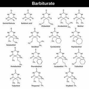 Arzneistoffe aus der Gruppe der Barbiturate werden aufgrund ihrer starken Nebenwirkungen nach Möglichkeit durch andere Stoffe ersetzt.