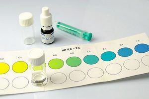 Mit einem pH-Test können Sie ein- oder mehrmals den pH-Wert im Aquarium messen.
