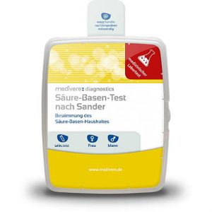 Ein Säure-Basen-Test nach Sander bestimmt den Säure-Basen-Haushalt mittels einer Urinprobe.