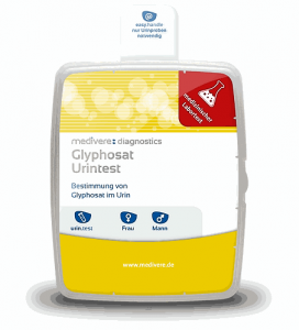 Ein Glyphosat-Test weist das Herbizid schnell und einfach im Urin nach.